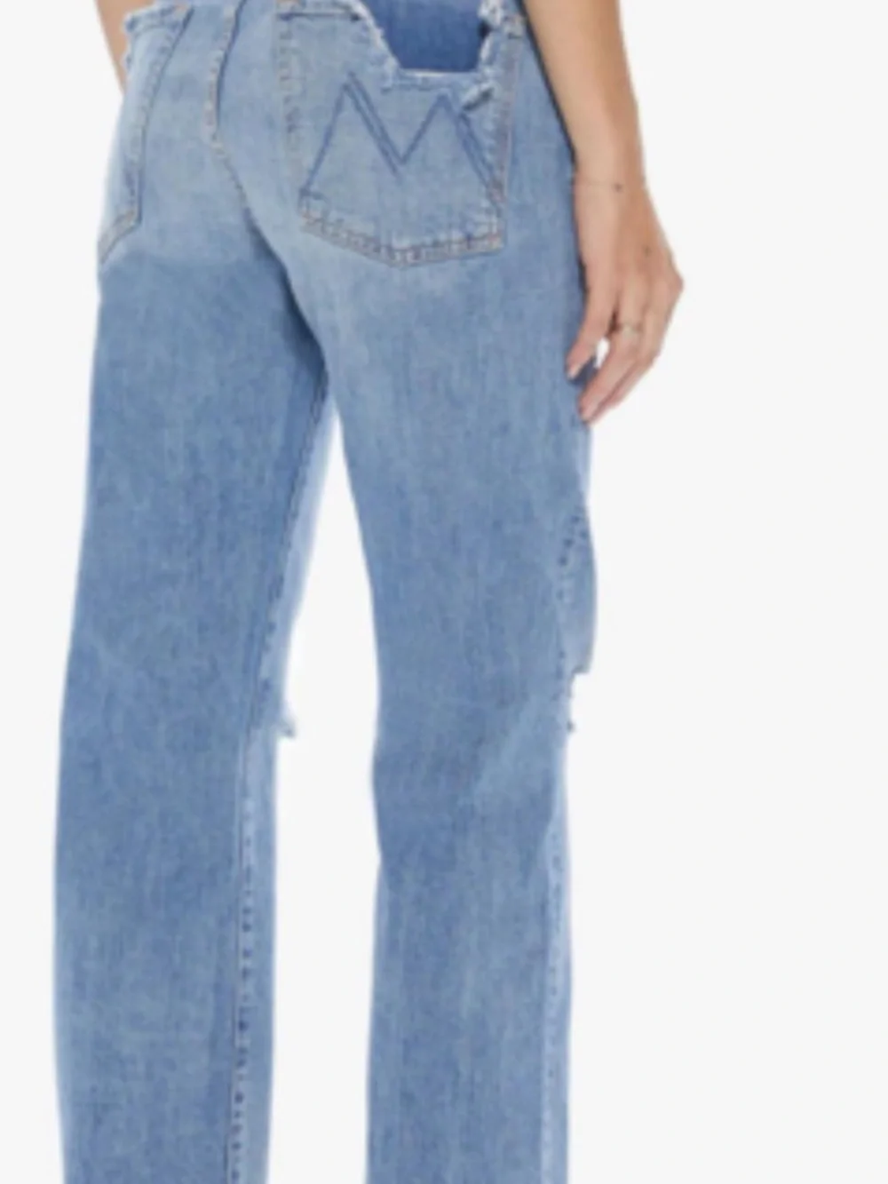 Mother jeans the snapped ditched flood size 28 - Picture 3 of 9